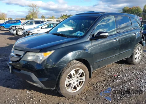 2008 Acura Mdx Technology Package z USA, uszkodzony, nr VIN 2HNYD28398H530728